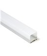 Profilé LED Conto1 Z03900 Dimensions 25mmx25mm | Longueurs standards  1m - 2m - 3m ou sur-mesure | Finition Anodisé incolore | F