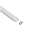 Profilé LED Flex1 Z06700 Dimensions 15mmx3.8mm | Longueurs standards  1m - 2m - 3m ou sur-mesure | Finition Anodisé incolore | F