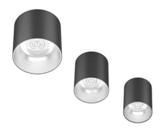 downlight spots rond noir LED encastrable disponible à Genève, Suisse